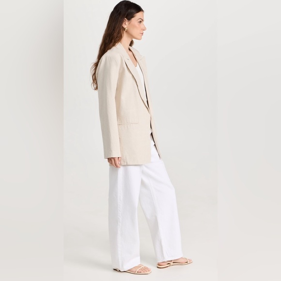 NWT BLANK NYC Bleached Blazer w/Contrast Sleeve, SMALL - Picture 3 of 10